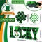 3 Pieces St Patricks Day Wooden Signs Decoration Irish Green Shamrock Gnome Tiered Tray Decor Lucky Table Centerpiece for St Patrick's Home Office Desk